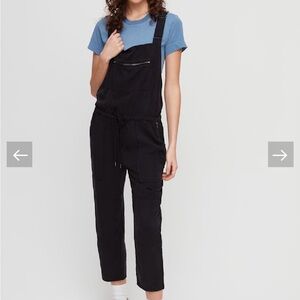 Aritzia Wilfred Free Valletta Black Overalls size small